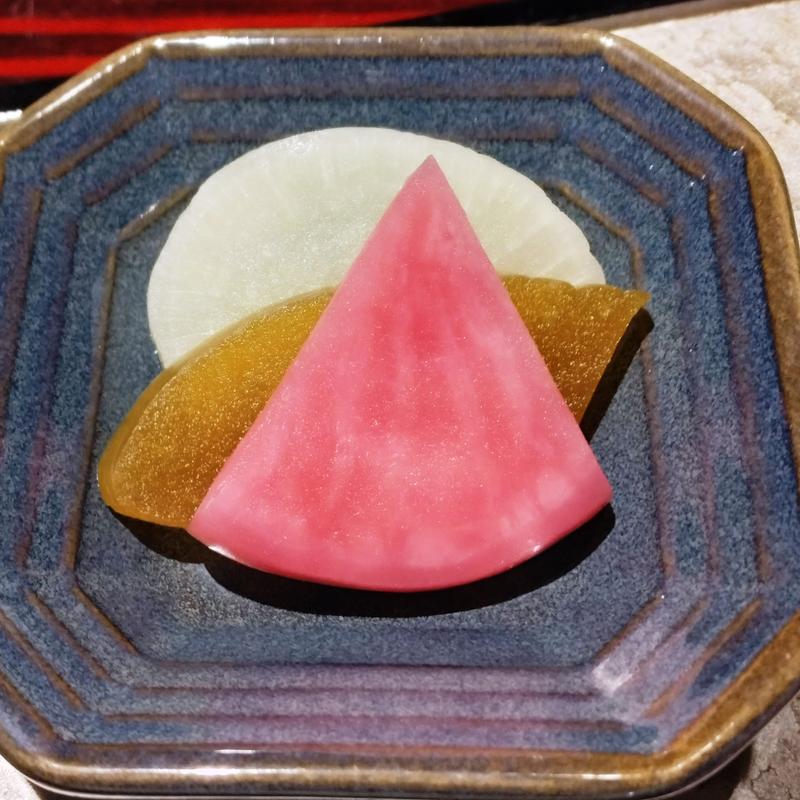 お新香盛り合わせ(仙台せり鍋と個室和食 せり草庵仙台駅前店)