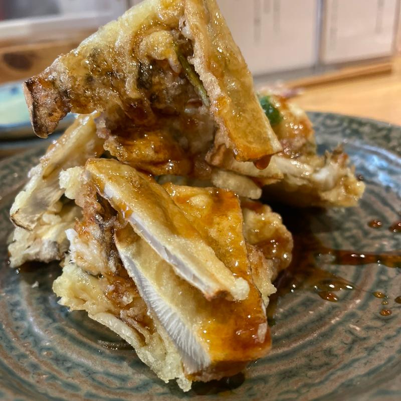 穴子と牛蒡のかき揚げ(典座)