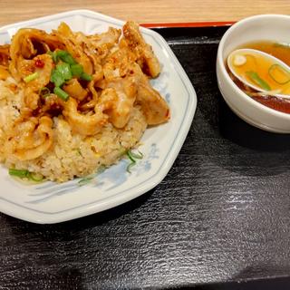肉チャーハン スープ付き(福しん　水天宮前T-CAT店)