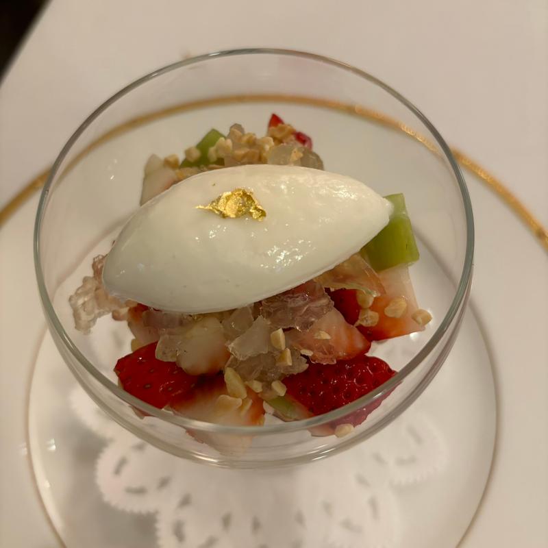 あまおうのデザート(シャルム 代々木店)