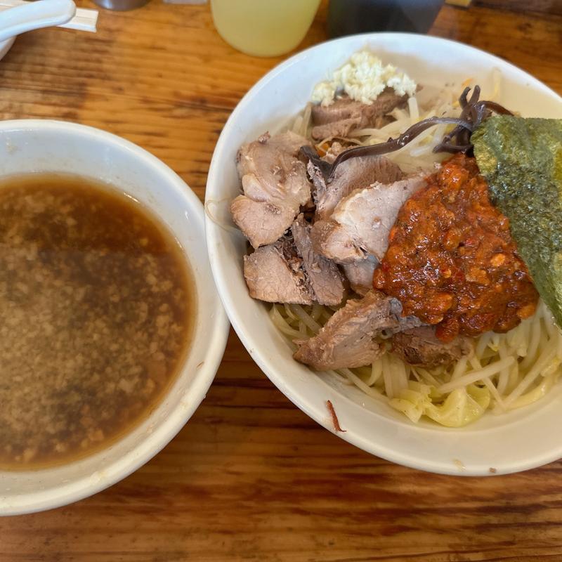 豚入りオロチョンつけ麺中盛(にかいや )