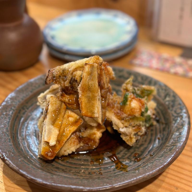 ごぼうと穴子のかきあげ(典座)