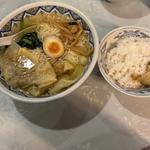 塩ワンタン麺　ライスセット(揚州商人 横浜スタジアム前店)