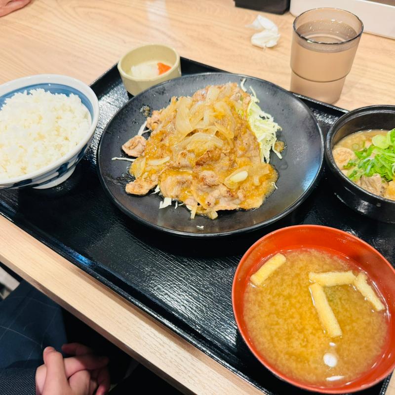 しょうが焼き定食並(野郎めし 太田50号バイパス店)