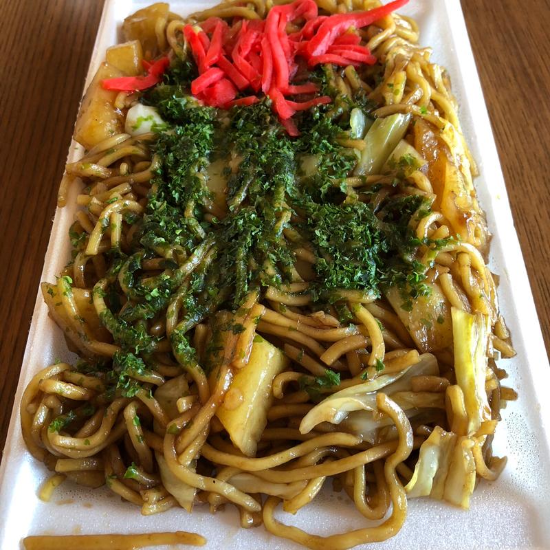 ポテト入りやきそば大【大盛】(とみや)