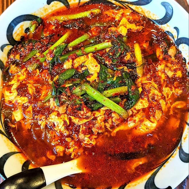 辛麺 大盛 10辛(和みダイニング菴)