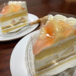 桃のショートケーキ(パティスリー・ザキ)