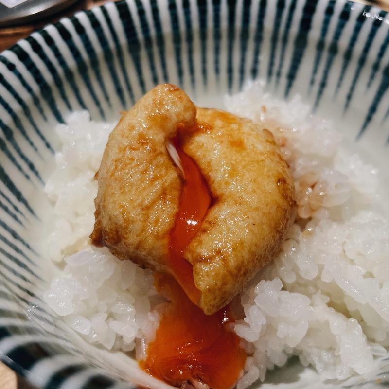 半熟卵天(天ぷらとワイン大塩 梅田店)