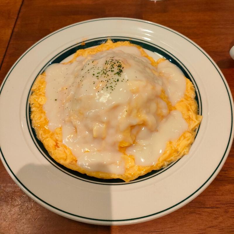 花咲オムライス(洋食亭ブラームス 武蔵小杉東急スクエア店)