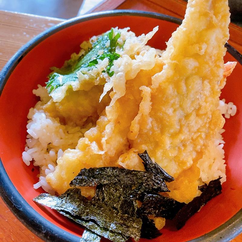天丼セット(田舎茶屋わたや 沼田店 （いなかぢゃやわたや）)