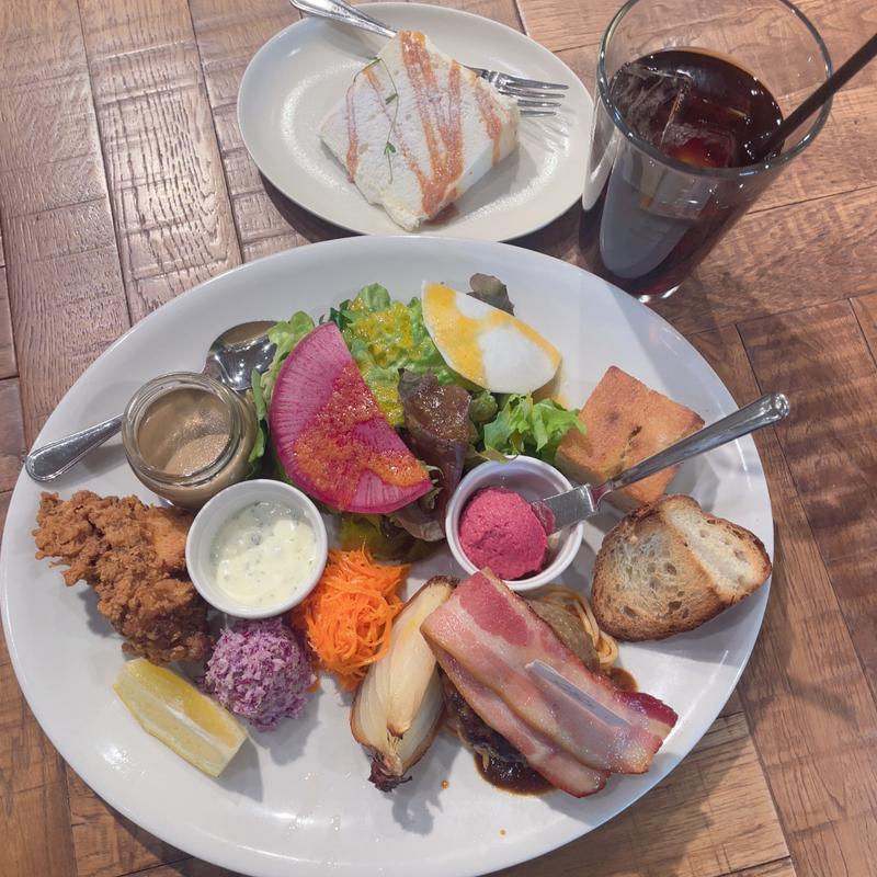 大人のお子様ランチ➕デザートドリンク(マザームーンカフェ 阪神百貨店)