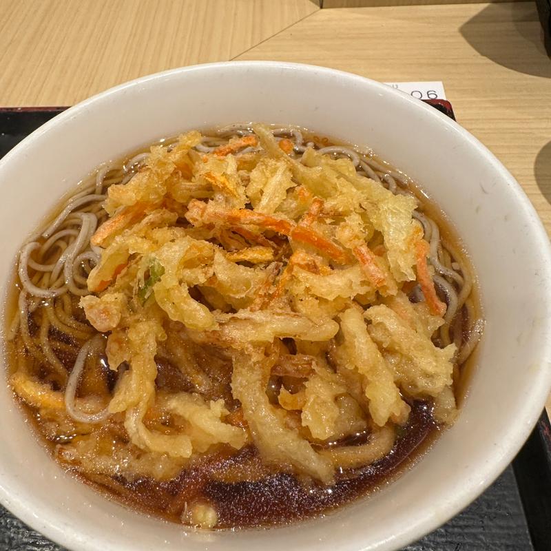 かき揚げ蕎麦(いろり庵きらく 大森西口)