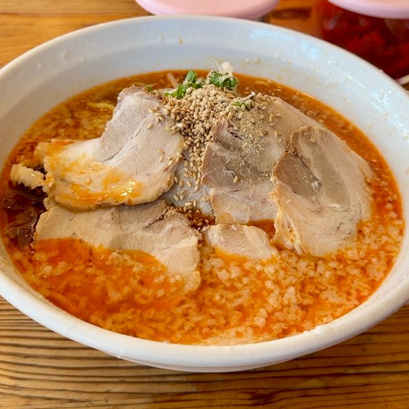 勝浦タンタンチャーシューこてメン ちぢれ麺(房総豚骨こてメン堂)
