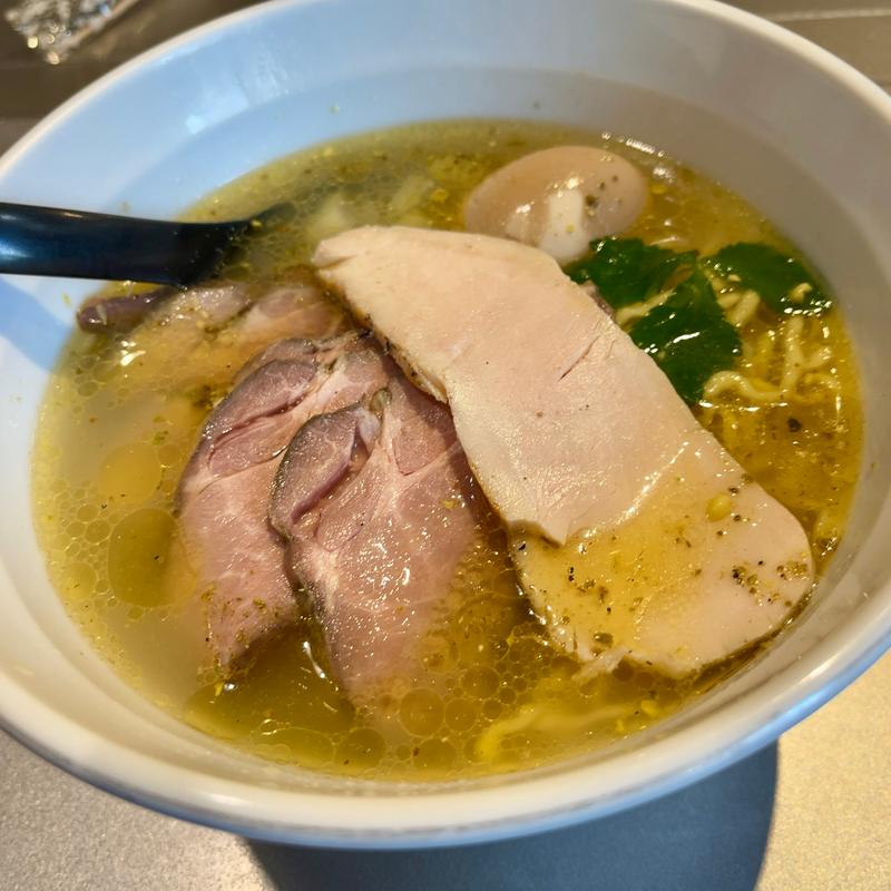 山椒塩鶏そば(天雷軒 神谷町店 )