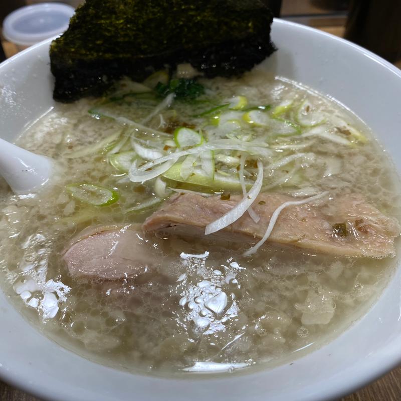 冬季限定昆布の塩ラーメンこってり(昆布の塩らー麺専門店MANNISH 東日本橋店)