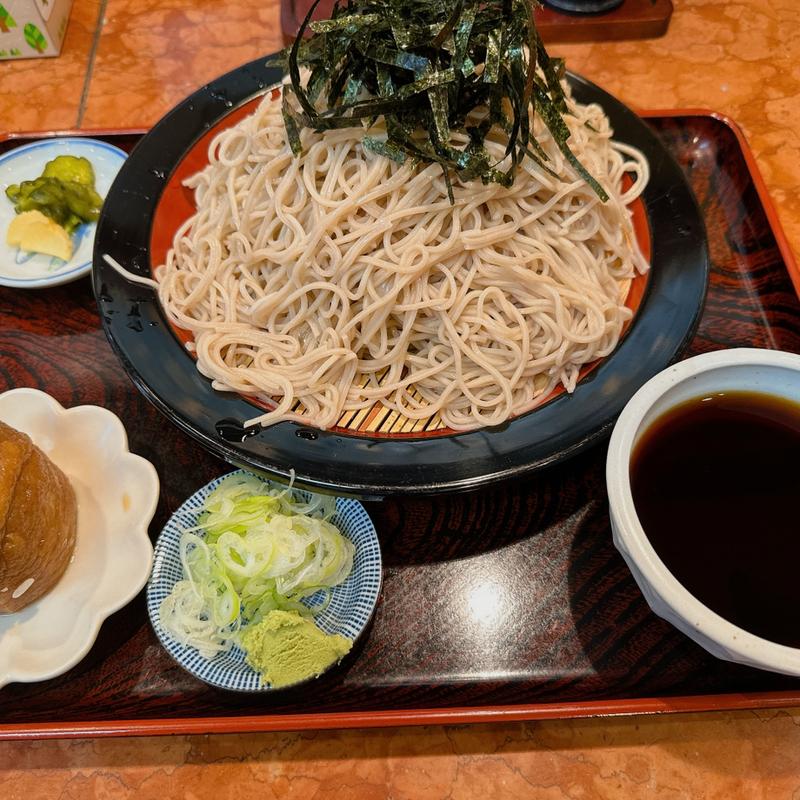 もりそば中盛り(いどや)