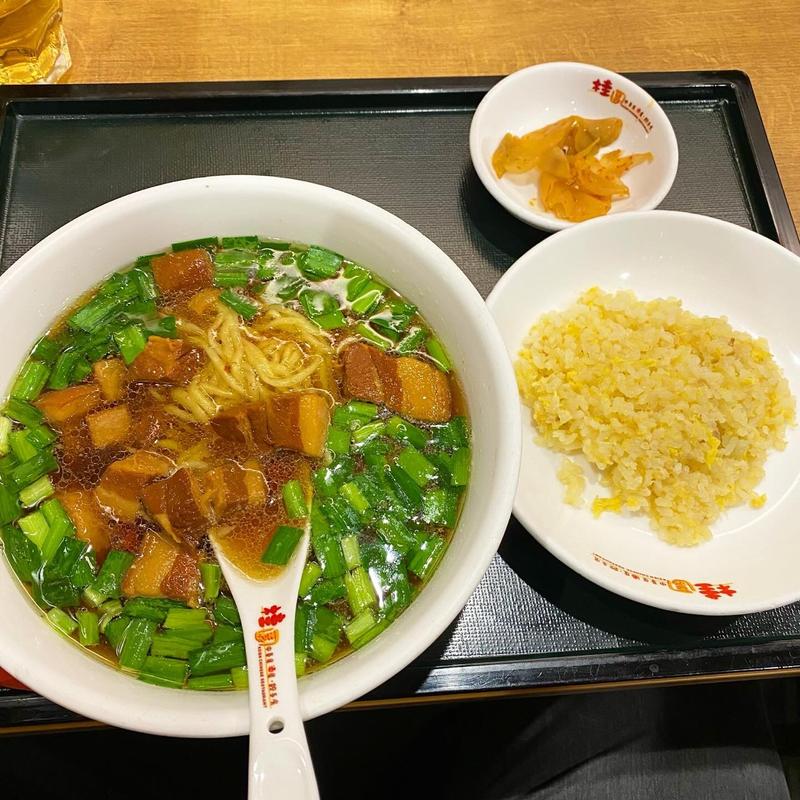 角煮ラーメンセット(桂園 帝劇ビル店)