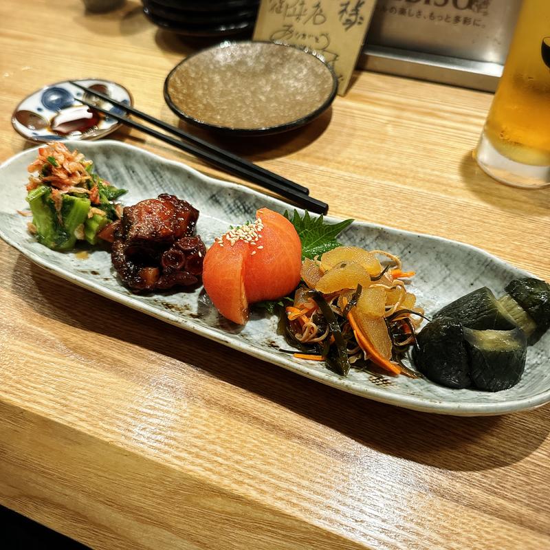 迎春！おばんざい5種盛り合わせ(和食＆イタリアン居酒屋 中目黒 魚の花)