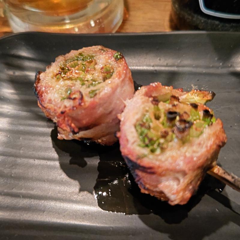 芹の肉巻き串(今村商店)