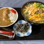 野菜そば 中 ミニカレー