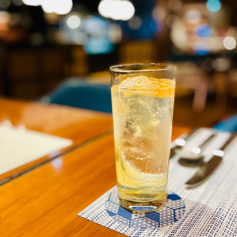 INDIGOスモーキーハイボール(RIVERSIDE KITCHEN & BAR)