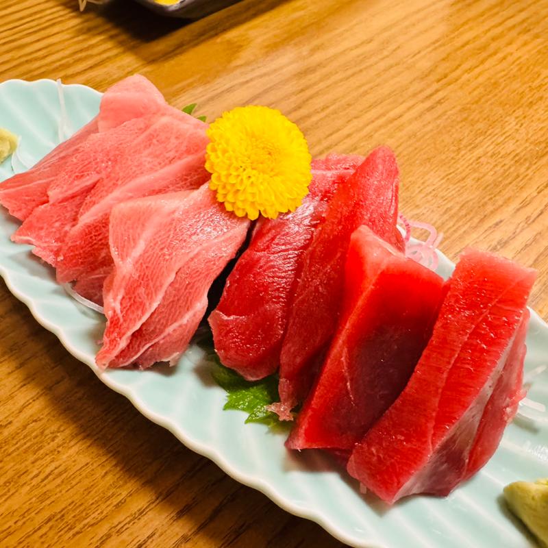 マグロの刺身(串焼き 与兵)