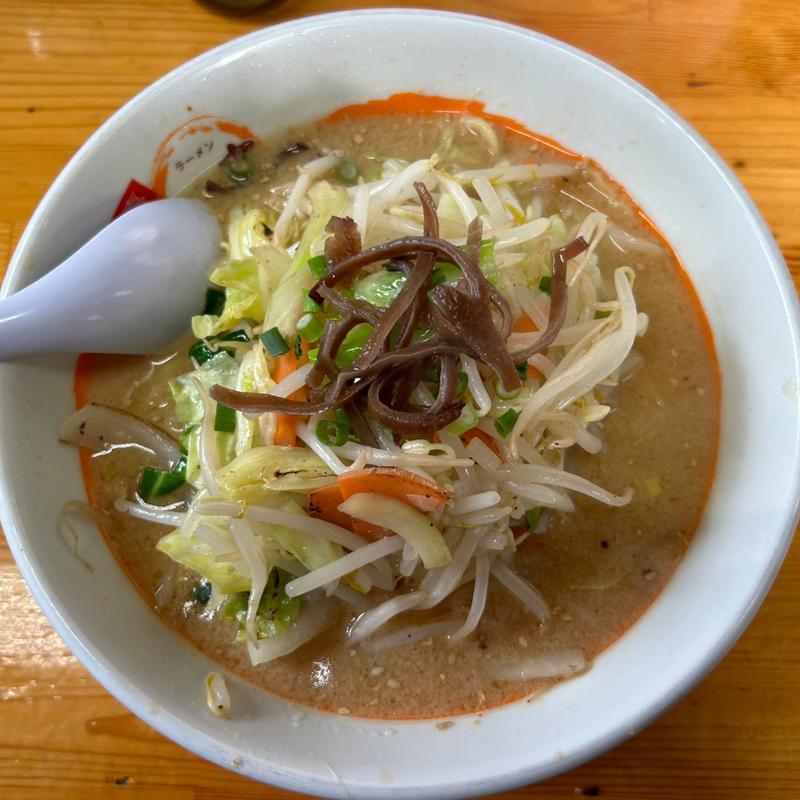 生姜野菜みそラーメン(みそ壱 原町店 （みそ一 みそいち）)