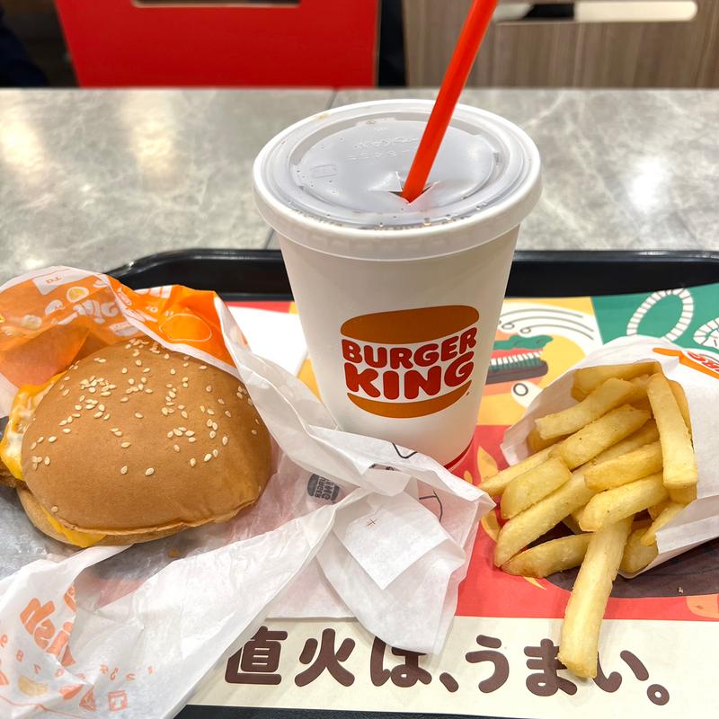 フィッシュバーガーセット(バーガーキング 品川シーサイドフォレスト店)