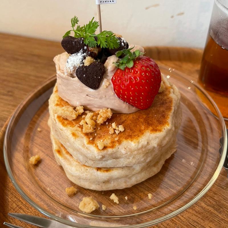 チョコカスタードのパンケーキ(anzu to momo)