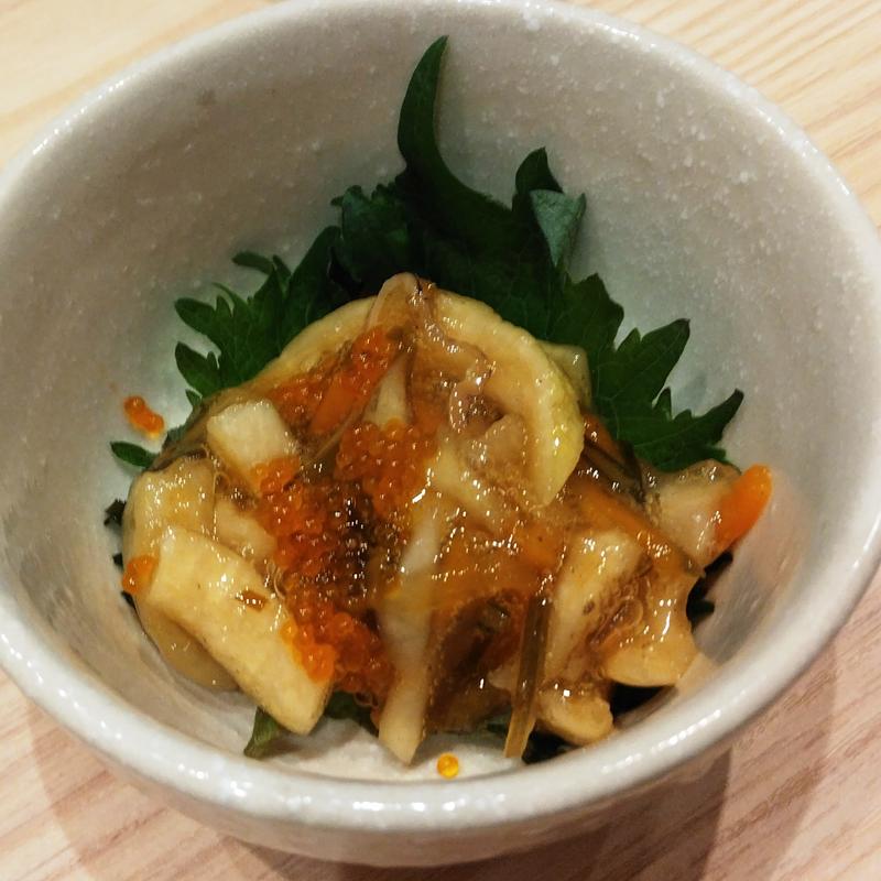プチプチとびっこ松前漬け(豊洲市場 さかな酒場 魚星 阪急大井町ガーデン店)