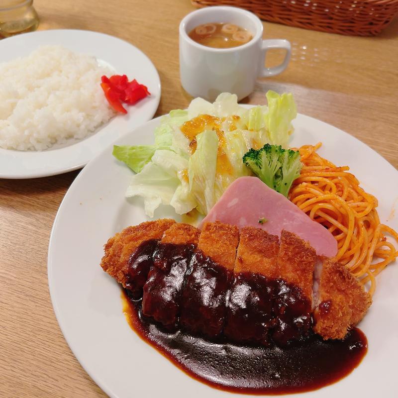 トンカツ定食(ピノキオ 倉治店)