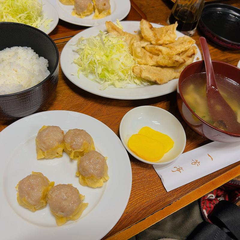 豚天定食(一芳亭 船場店)