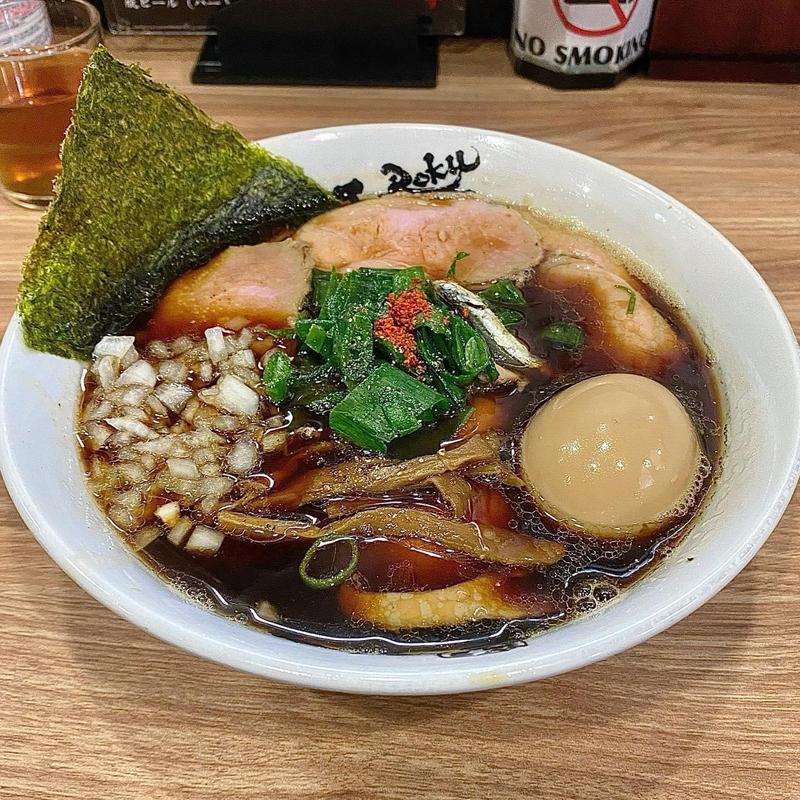 追い煮干し中華そば 替玉(細麺)無料(麺屋 丈六)