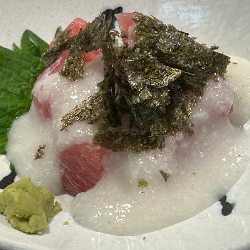 まぐろ山かけ(たよし 南海通り店)