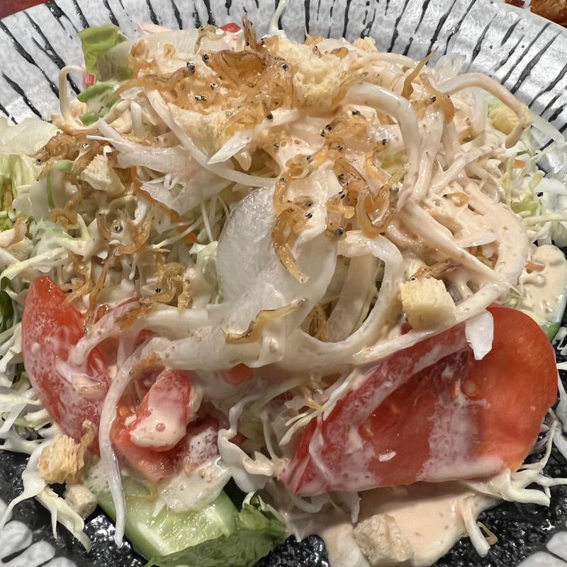 じゃこと揚げのおまかせサラダ(たよし 南海通り店)