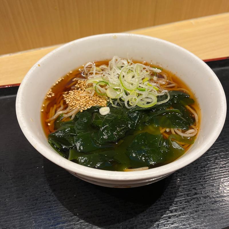 わかめそば(いろり庵きらく 国際展示場駅店)