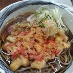 紅しょうが天そば