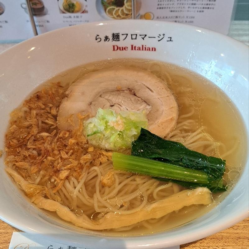 黄金の塩らぁ麺(ドゥエ イタリアン)