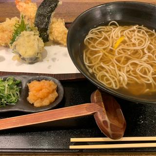 海老天ぷら蕎麦(京都生蕎麦もり平)