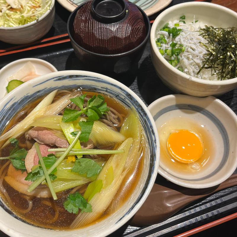 鴨南蛮蕎麦と季節ご飯(浅草割烹天とよ神保町店)