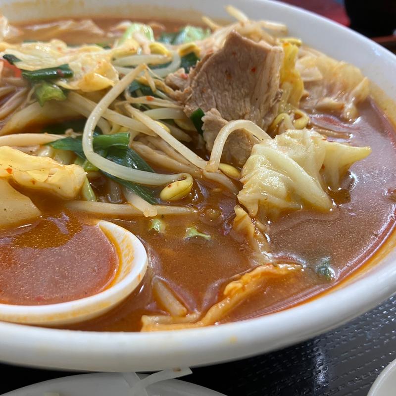 麻辣刀削麺セット(福照飯店)