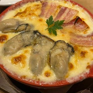 “窯焼きチーズパスタ” 播磨灘産牡蠣とグリルベーコン(ジョリーパスタ 三木店 )