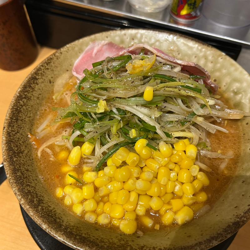 ネギ味噌ラーメン(純米味噌らーめん なかむら)