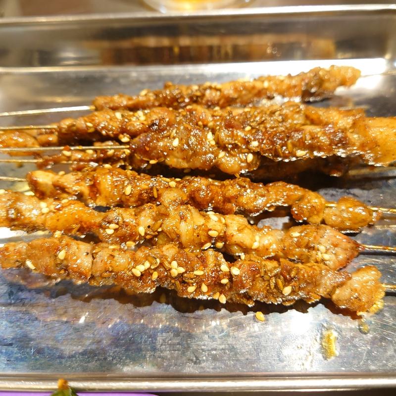 羊肉小串（10串）(九年食班 烤五花 広小路店)