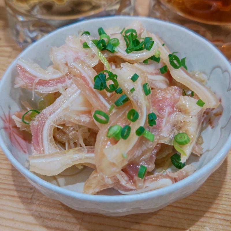 ミミガーねぎポン酢(国民酒場 じぃえんとるまん 関内マリナード店)