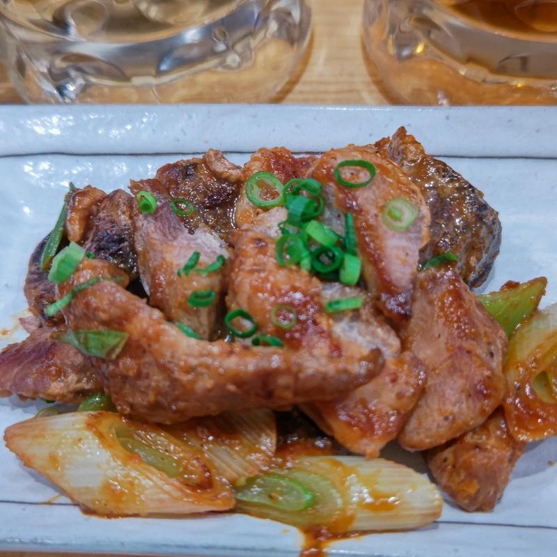 まぐろの味噌焼き(国民酒場 じぃえんとるまん 関内マリナード店)