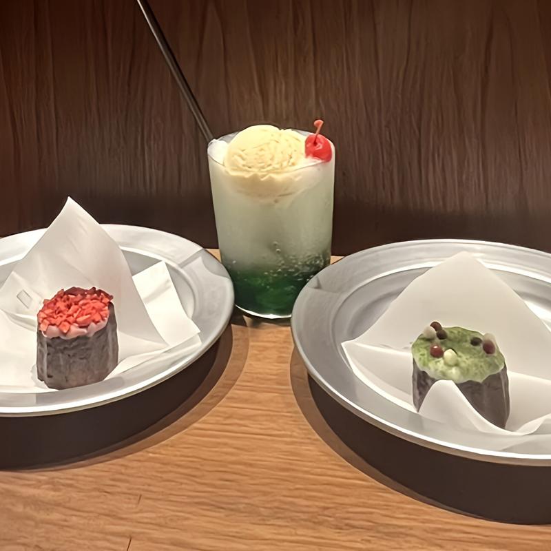 抹茶とあんこ・フレーズショコラ(珈琲とカヌレ 京都店)