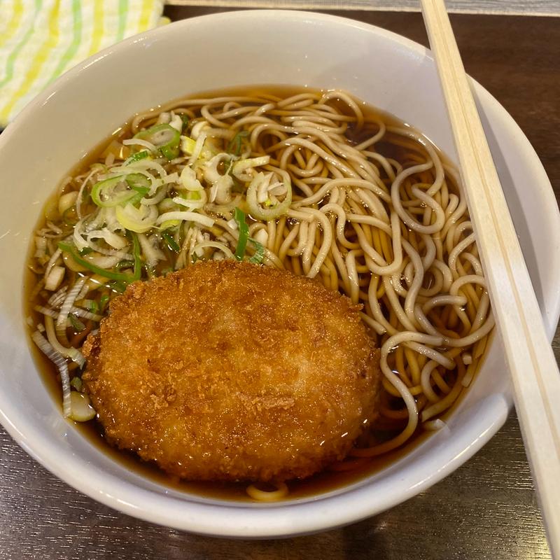 コロッケそば(そば滝)