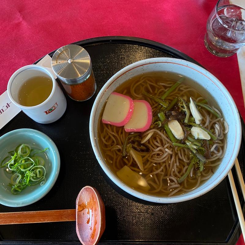 山菜そば(天野山カントリークラブ )