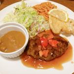 本日のビックハンバーグランチ